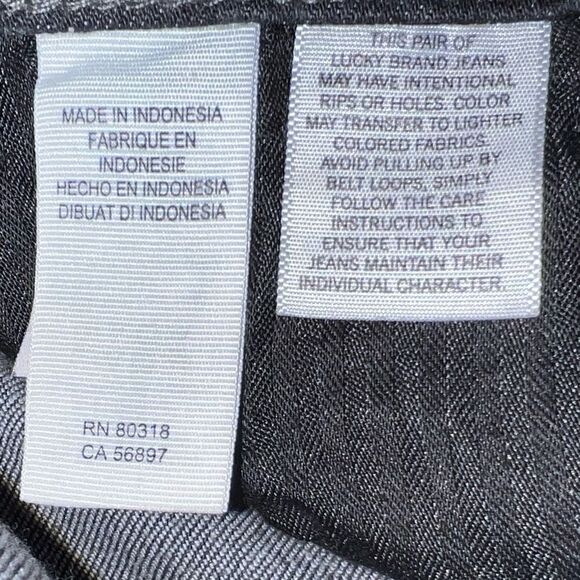 Lucky Brand, Olive Skinny Style Charcoal Fading Whiskering Detail, Women’s 0 /25 - Picture 6 of 14